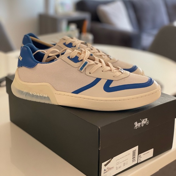 Brand new Coach sneakers 10.5 ctysl retro - color chalk - Picture 5 of 7